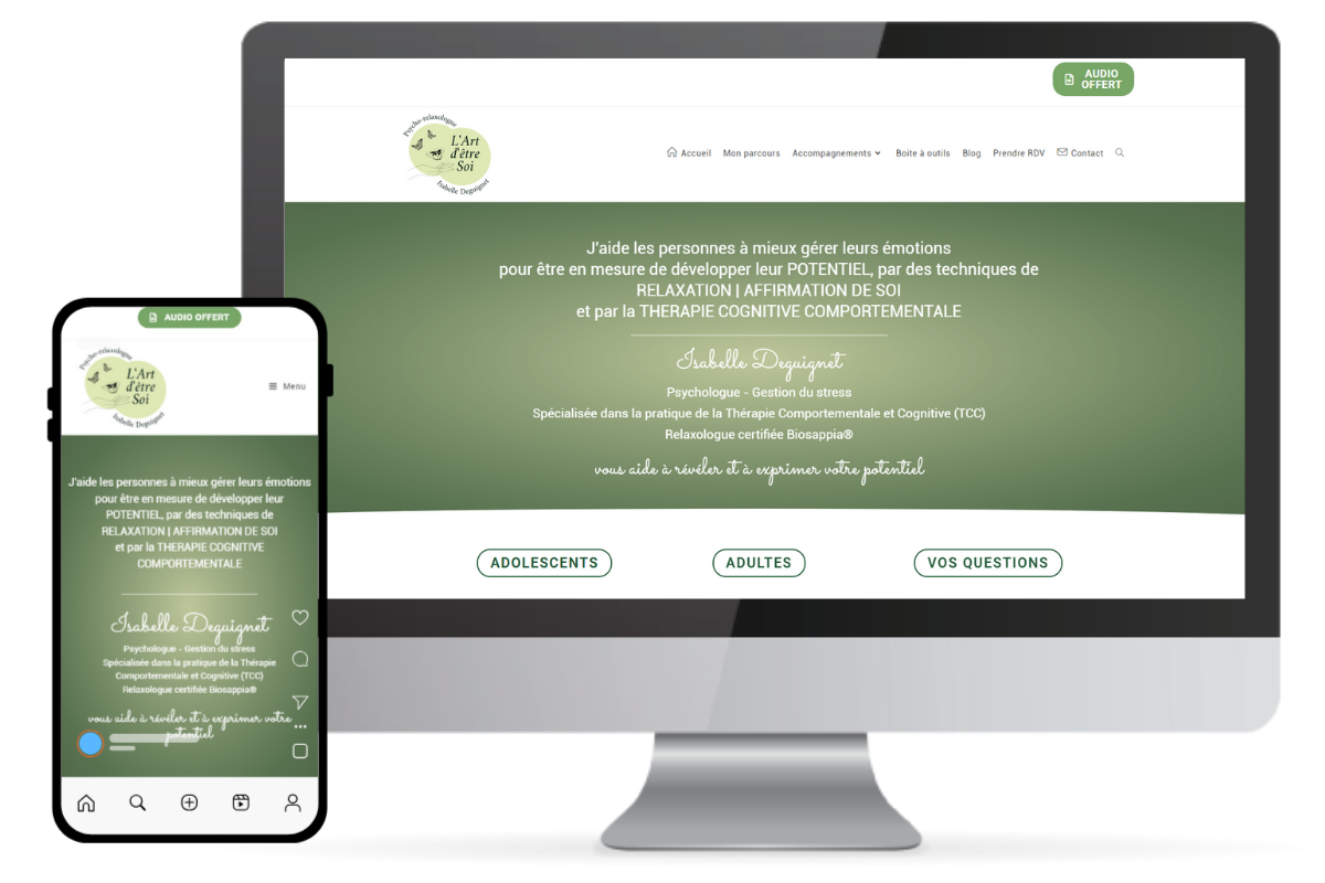 Site de Isabelle Deguignet