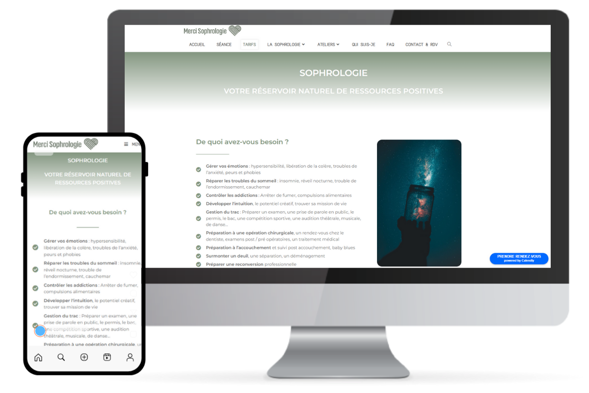 Site de Merci Sophrologie